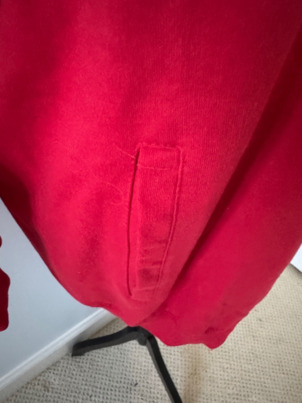 ellos Red Zip-Up Hoodie Cardigan - Picture 3 of 5